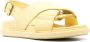 Marni Fussbett criss-cross leather sandals Yellow - Thumbnail 2