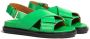 Marni Fussbett cross-strap slingback sandals Green - Thumbnail 2