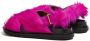 Marni Fussbett faux-fur sandals Pink - Thumbnail 3