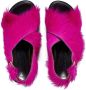 Marni Fussbett faux-fur sandals Pink - Thumbnail 4