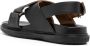 Marni Fussbett leather slingback sandals Black - Thumbnail 3