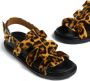 Marni leopard-print gladiator sandals Brown - Thumbnail 5