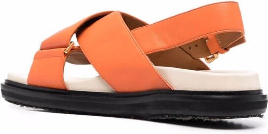 Marni Fussbett sandals Orange