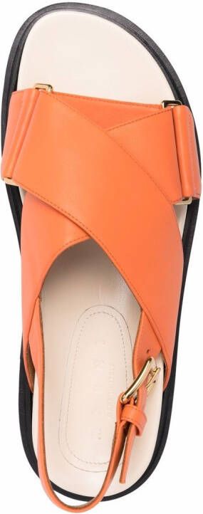 Marni Fussbett sandals Orange