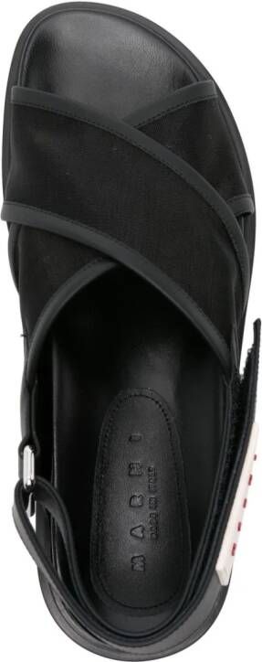 Marni Fussbett slingback sandals Black