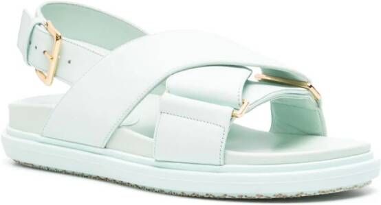 Marni Fussbett slingback sandals Blue