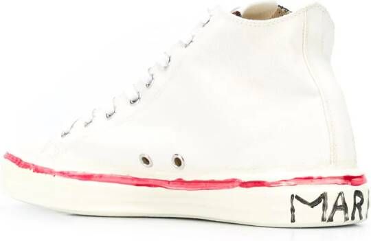Marni high-top graffiti sneakers White