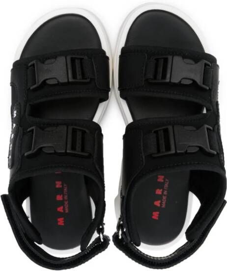 Marni Kids buckle-detail sandals Black