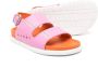 Marni Kids buckled leather sandals Pink - Thumbnail 2