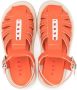 Marni Kids caged-strap sandals Orange - Thumbnail 3