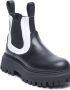 Marni Kids chunky ankle leather boots Black - Thumbnail 4