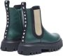 Marni Kids chunky ankle leather boots Green - Thumbnail 3