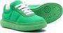 Marni Kids embroidered-logo knitted sneakers Green - Thumbnail 2