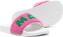 Marni Kids jacquard-logo slides Pink - Thumbnail 2