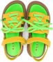 Marni Kids lace-up detail leather sandals Yellow - Thumbnail 3