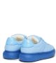 Marni Kids lace-up leather and cotton sneakers Blue - Thumbnail 3