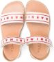 Marni Kids logo-print sandals White - Thumbnail 3