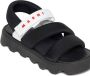 Marni Kids padded touch-strap sandals Black - Thumbnail 4