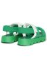 Marni Kids padded touch-strap sandals Green - Thumbnail 3