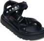 Marni Kids puffy faux-leather sandals Black - Thumbnail 4