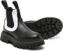 Marni Kids two-tone leather ankle boots Black - Thumbnail 2