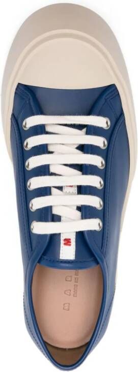 Marni Pablo leather flatform sneakers Blue