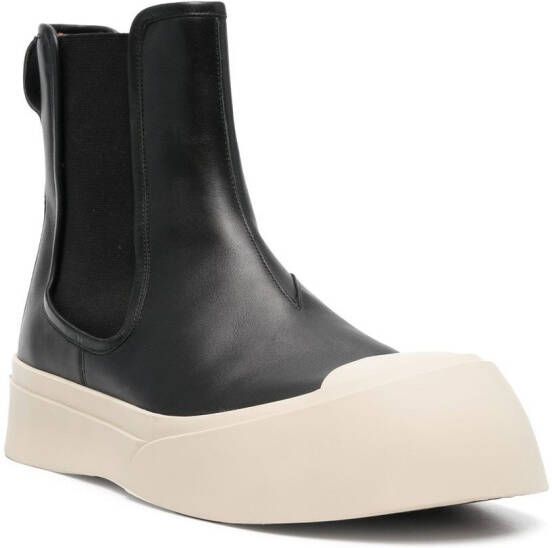 Marni Pablo leather Chelsea boots Black