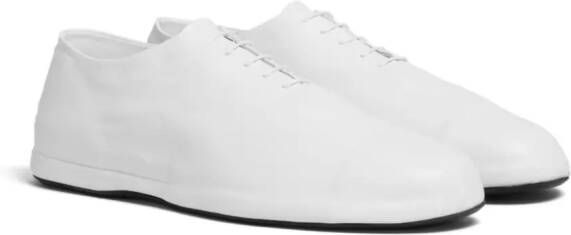 Marni leather Derby shoes White