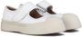 Marni leather Mary Jane sneakers White - Thumbnail 2
