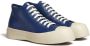Marni leather mid-top sneakers Blue - Thumbnail 2