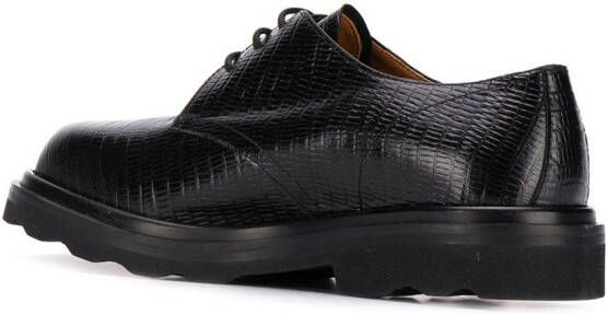 Marni lizard skin-effect Derby shoes Black