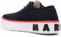 Marni logo-debossed flatform sneakers Blue - Thumbnail 3