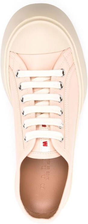 Marni Pablo leather flatform sneakers Pink