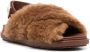 Marni Fussbet shearling sandals Brown - Thumbnail 2