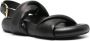 Marni logo-print leather sandals Black - Thumbnail 2