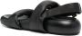 Marni logo-print leather sandals Black - Thumbnail 3