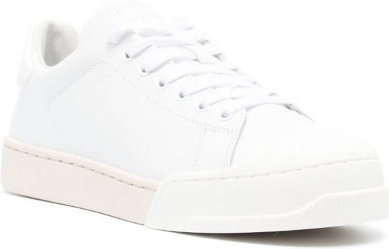 Marni low-top leather sneakers White
