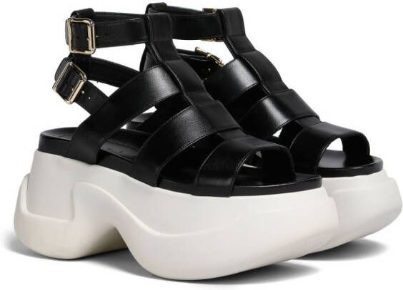 Marni open-toe platform sandals Black