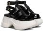 Marni open-toe platform sandals Black - Thumbnail 2