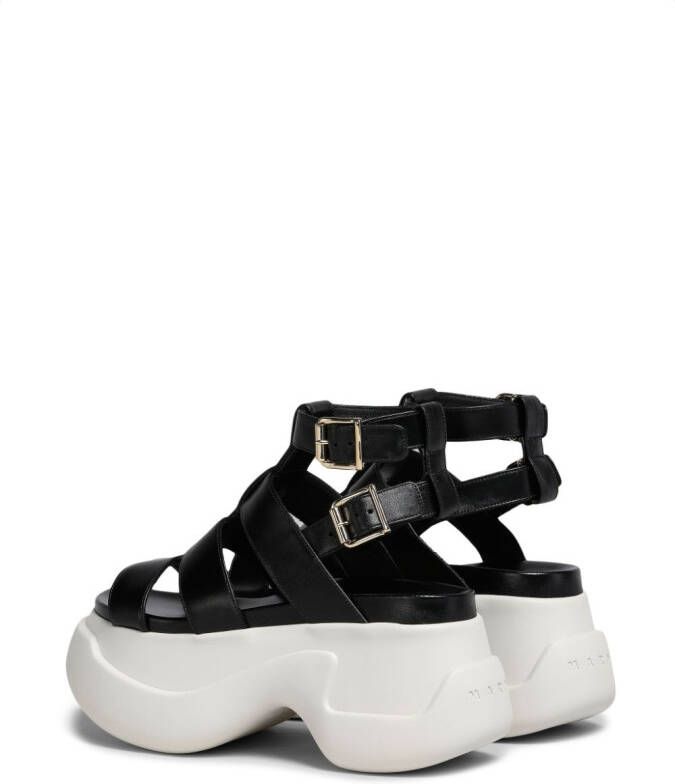 Marni open-toe platform sandals Black