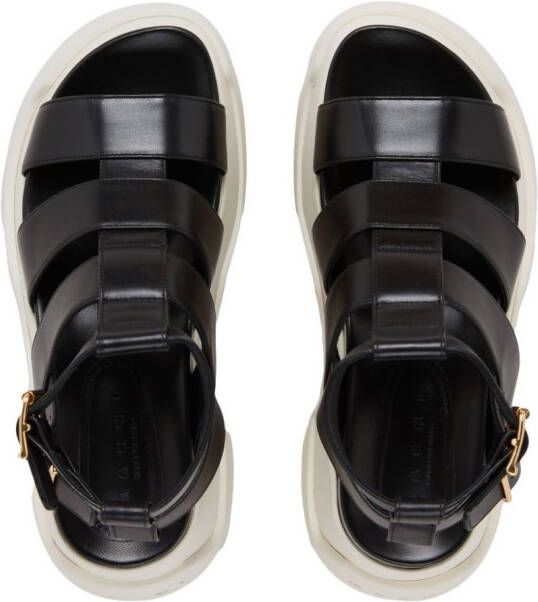 Marni open-toe platform sandals Black