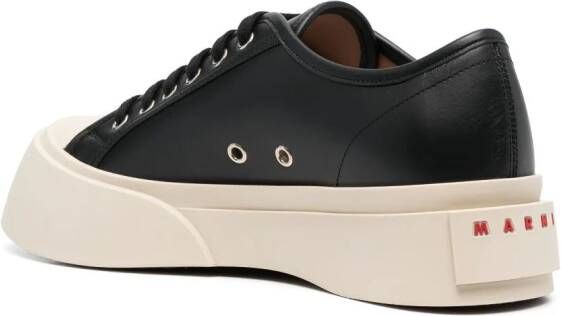 Marni Pablo lace-up leather sneakers Black