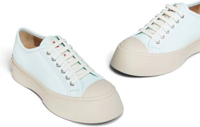 Marni Pablo leather flatform sneakers Blue