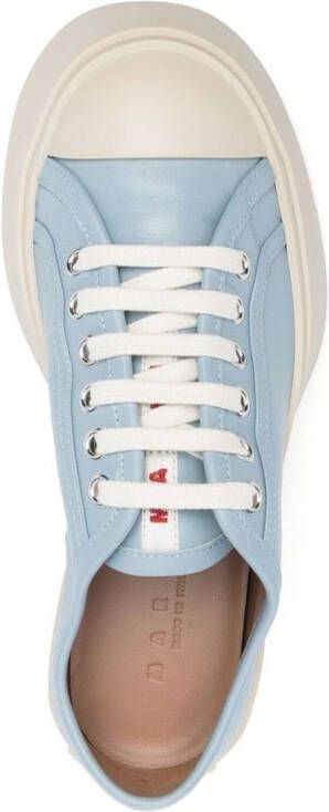 Marni Pablo leather low-top sneakers Blue