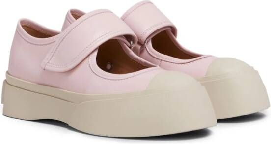 Marni Pablo leather Mary Janes Pink