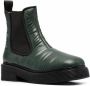 Marni padded square-toe Chelsea boots Green - Thumbnail 2