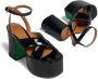 Marni patent-leather platform sandals Black - Thumbnail 5