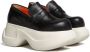 Marni platform leather mocassin loafers Black - Thumbnail 2