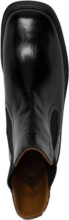 Marni ridged-sole ankle boots Black