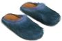 Marni Fussbet Sabot calf-hair slippers Blue - Thumbnail 5